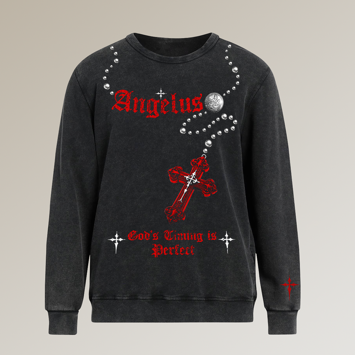 Hoodie Acid Wash Angelus | Streetwear Chile 2