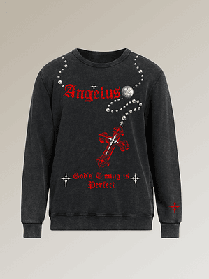 Hoodie Acid Wash Angelus | Streetwear Chile