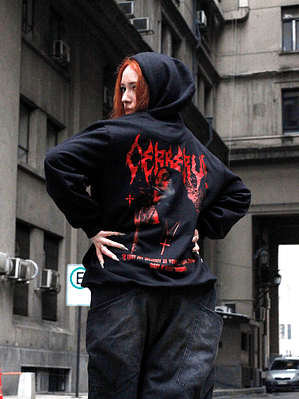 Hoodie Boxy Fit - Regular Fit - Fake Love | Streetwear Chile