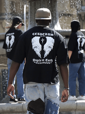 Poleras Streetwear Boxy - Regular - Oversize - Angels on Earth 