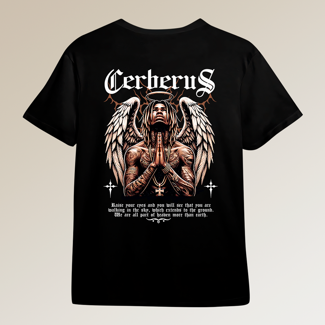 Poleras Streetwear Boxy - Regular - Oversize - Black Angel  1