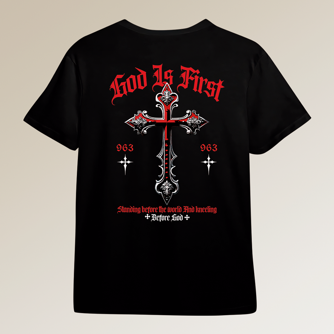 Poleras Streetwear Boxy - Regular - Oversize - God is First  1