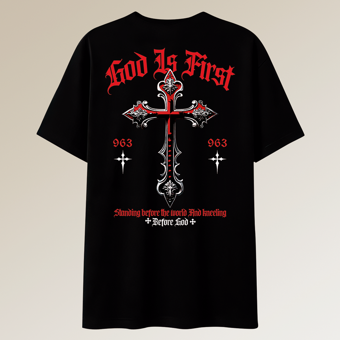 Poleras Streetwear Boxy - Regular - Oversize - God is First  2