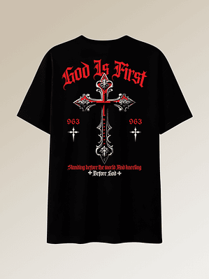 Poleras Streetwear Boxy - Regular - Oversize - God is First 
