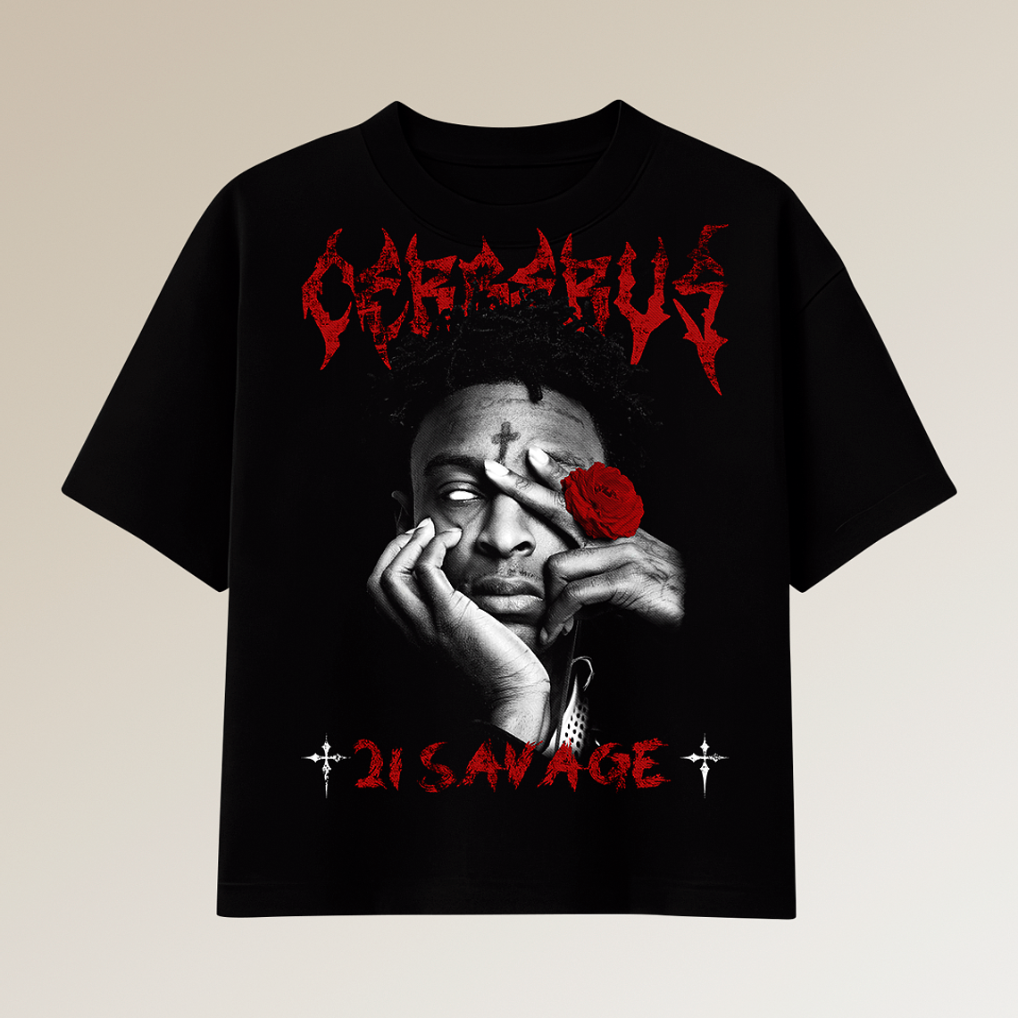 Poleras Streetwear Boxy - Regular - Oversize -  21 Savage 3