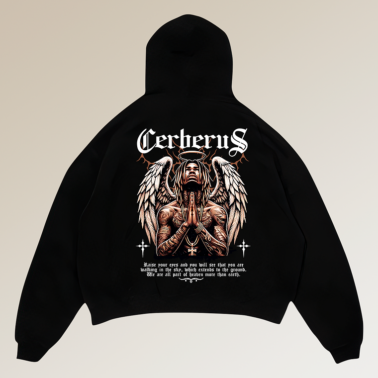 Hoodie Boxy Fit - Regular Fit - Black Angel | Streetwear Chile 2