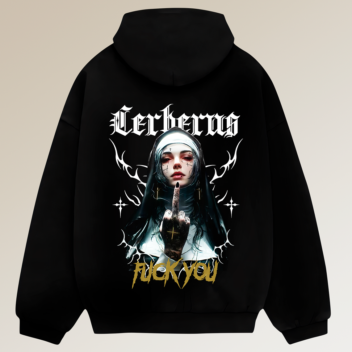 Hoodie Boxy Fit - Regular Fit - Fuck you | Streetwear Chile 1