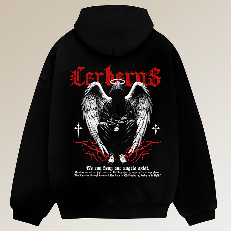 Hoodie Boxy Fit - Regular Fit - Dark Angel | Streetwear Chile 1