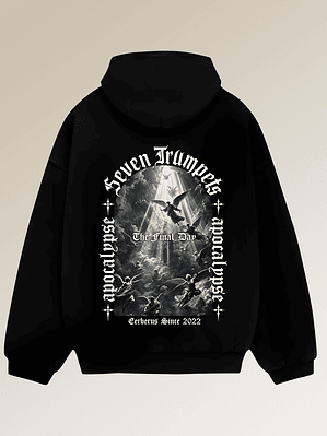 Hoodie Boxy Fit - Regular Fit - Seven Trumpets  | Streetwear Chile