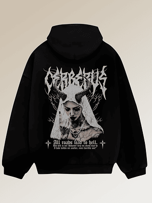 Hoodie Boxy Fit - Regular Fit - Lead to Hell | Streetwear Chile