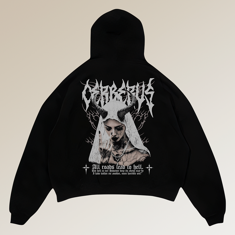 Hoodie Boxy Fit - Regular Fit - Lead to Hell | Streetwear Chile 2