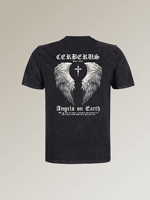 Poleras Acid Wash Angels on Earth | Streetwear Chile