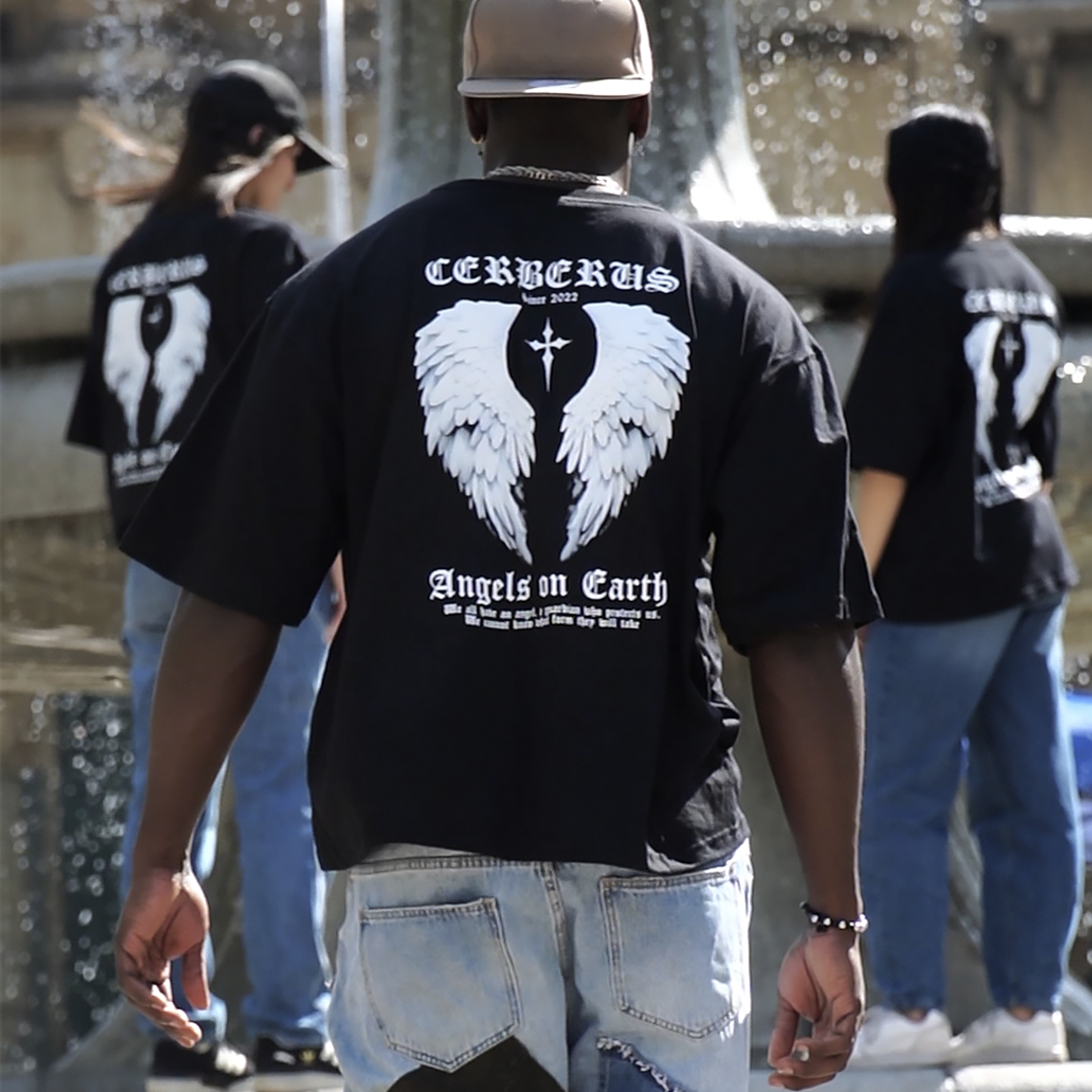 Poleras Angels on Earth -somos angeles en la tierra  1