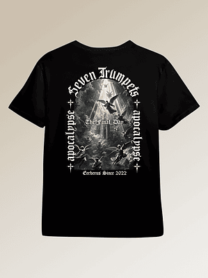 Poleras Seven Trumpets -se acerca el fin del mundo