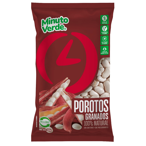 P.GRANADO 500G  MINUTO VERDE BOLSA