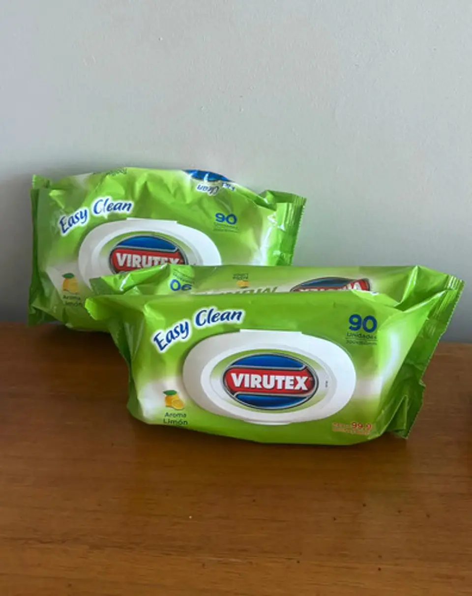 Toallas Desinfectantes Virutex  Pack 2 por – Limpieza rápida en cualquier momento  2