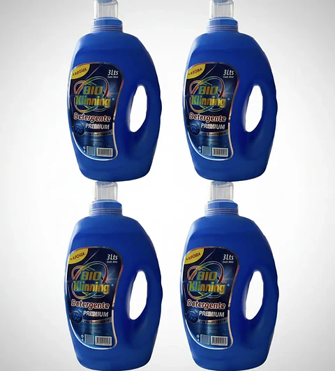 Detergente concentrado Bioklinning, pack 4 bidones x 3 litros