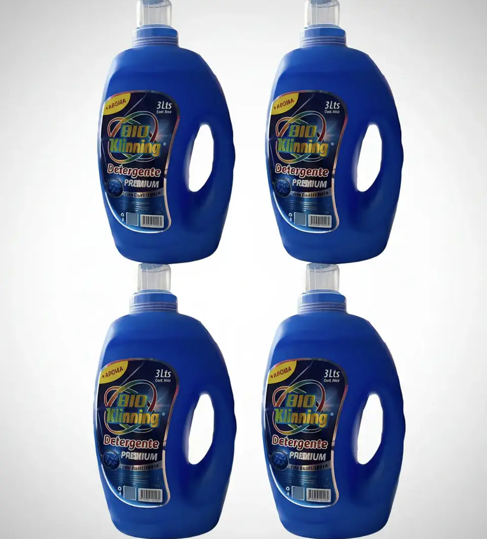 Detergente concentrado Bioklinning, pack 4 bidones x 3 litros 1