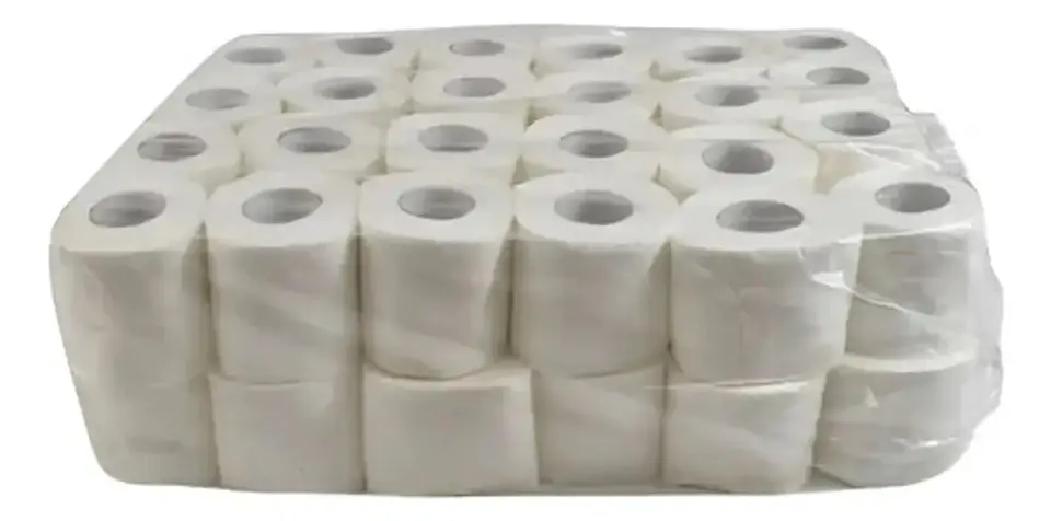 Papel Higiénico 48 Rollos x 40m - Formato Ahorro Familiar e Industrial  3