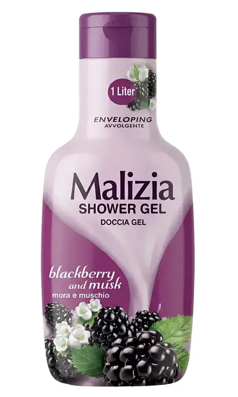 Gel de Baño , 1 litro , exquisito aroma, Malizia