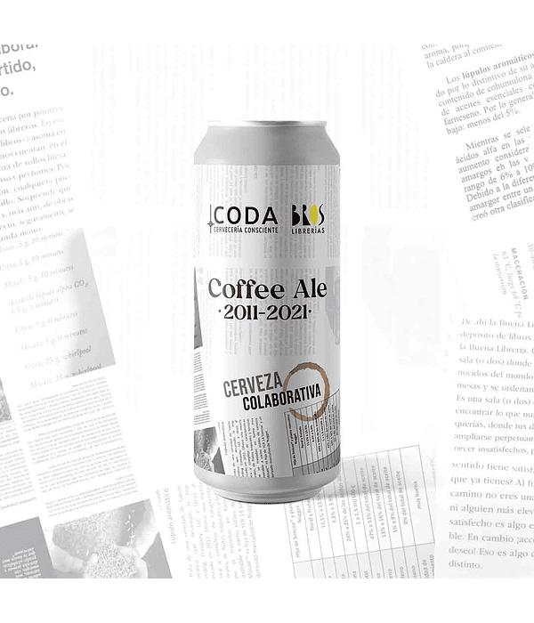 Coda Coffee Ale
Colaborativa con BROS Librerías 