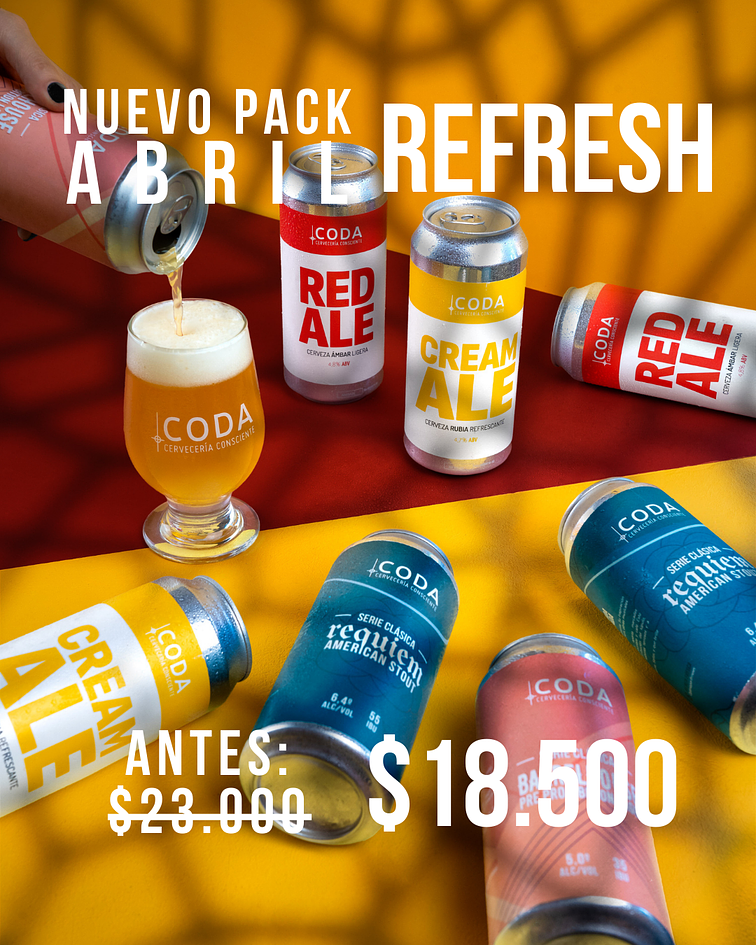 Pack Refresh</br> 8-Pack Abril