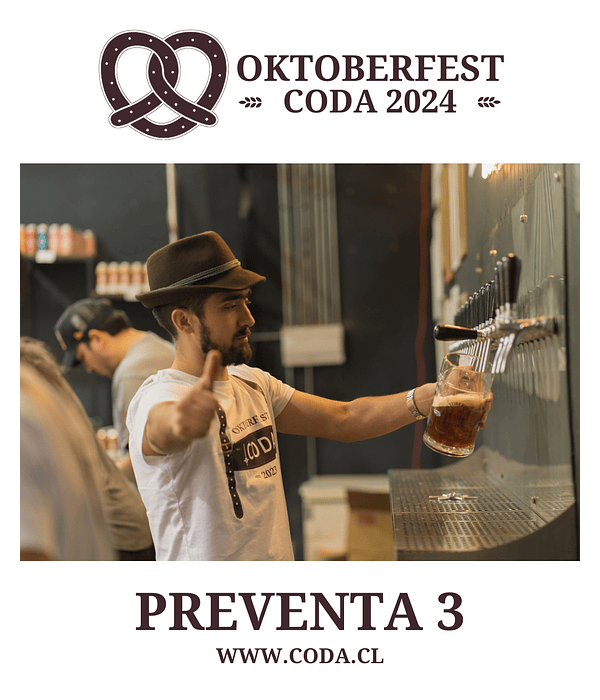 Oktoberfest 2024<br/> Preventa 3 (última)