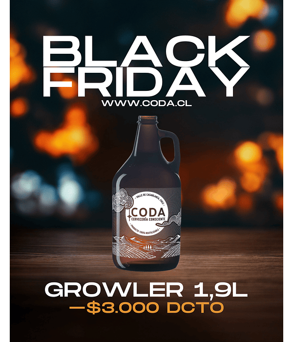 Growler 1,9L<br/> Elige el relleno