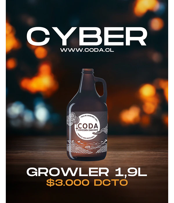 Growler 1,9L<br/> Elige el relleno