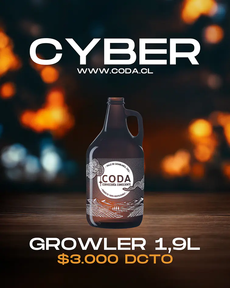 Growler 1,9L<br/> Elige el relleno