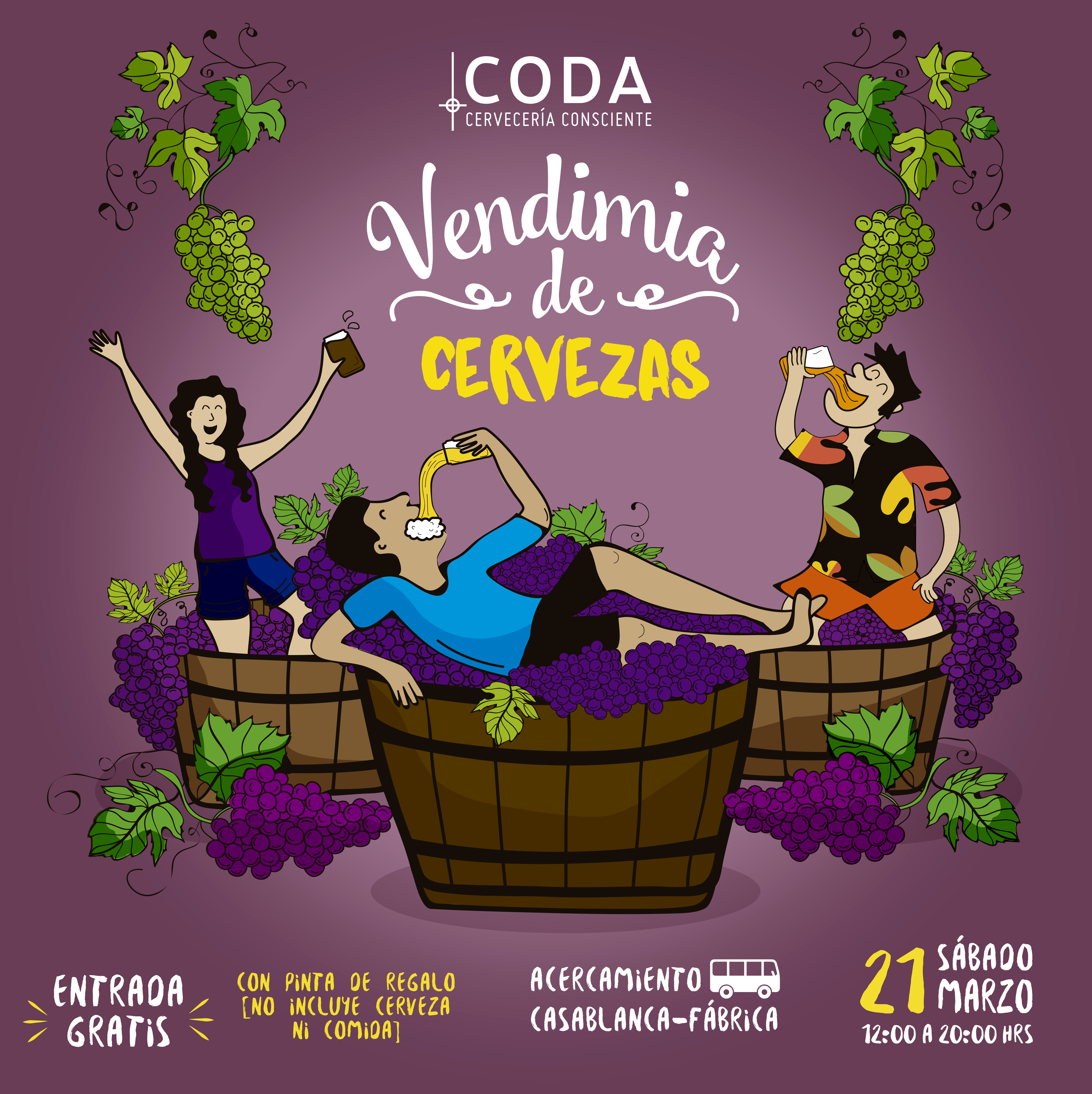 Fábrica abierta: vendimia de cervezas (21 de marzo)