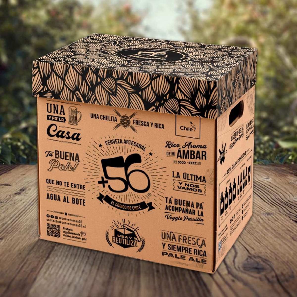 Caja cubo +56 de Regalo Reutilizable-Sustentable NUEVO!!