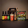 Pack regalo cartel parrilla + Cervezas +56 + vaso