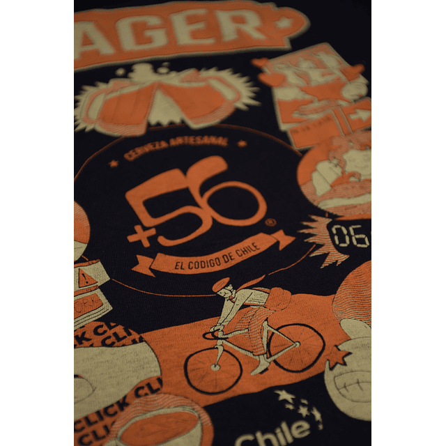 Polera Hombre - Verde Algodón Nueva Lager 