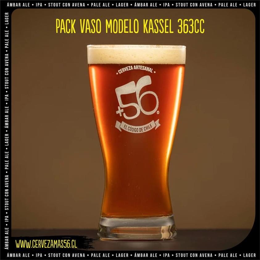 Pack regalo cartel parrilla + Cervezas +56 + vaso