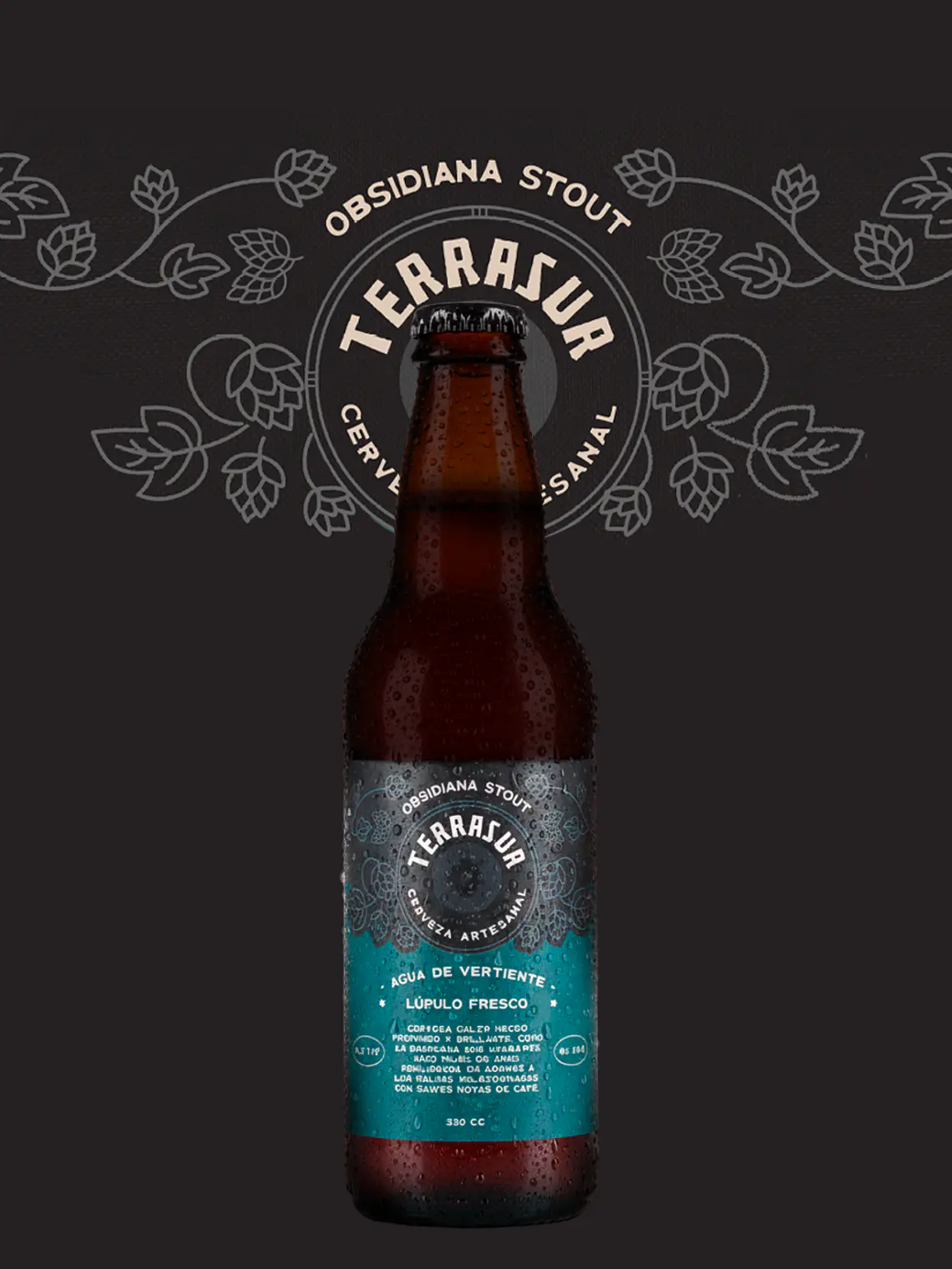 Cerveza Stout Terrasur 330 cc Pack 12 1