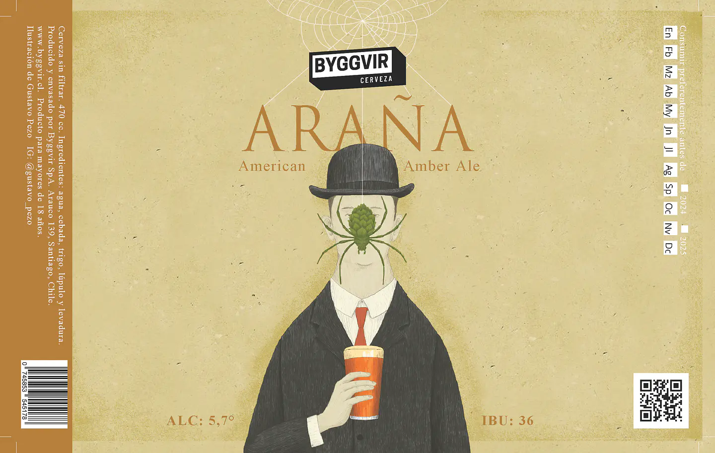Araña - American Amber Ale (4/6/12 Pack) 2