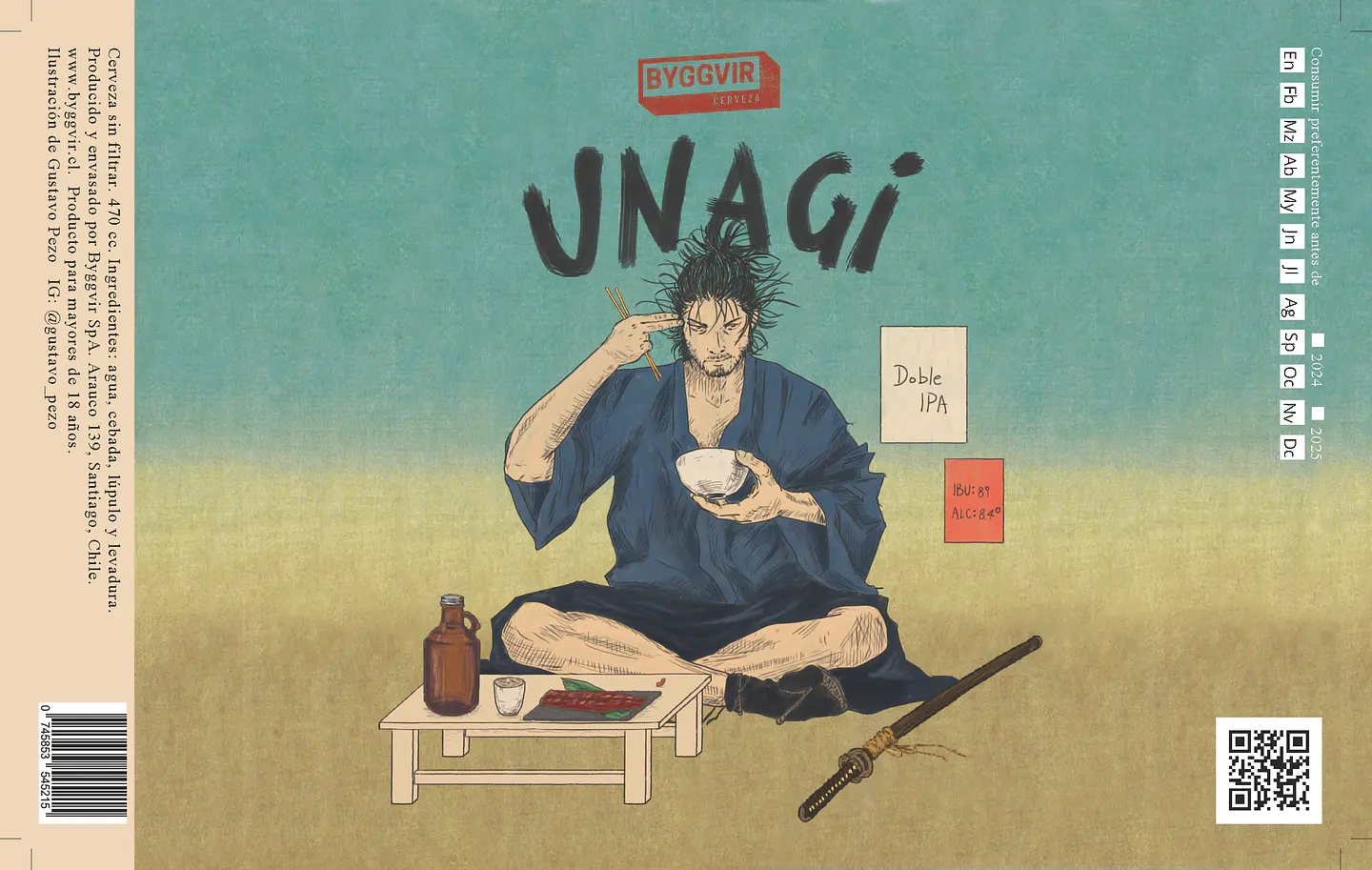Unagi - Doble IPA (4/6/12 Pack) 2
