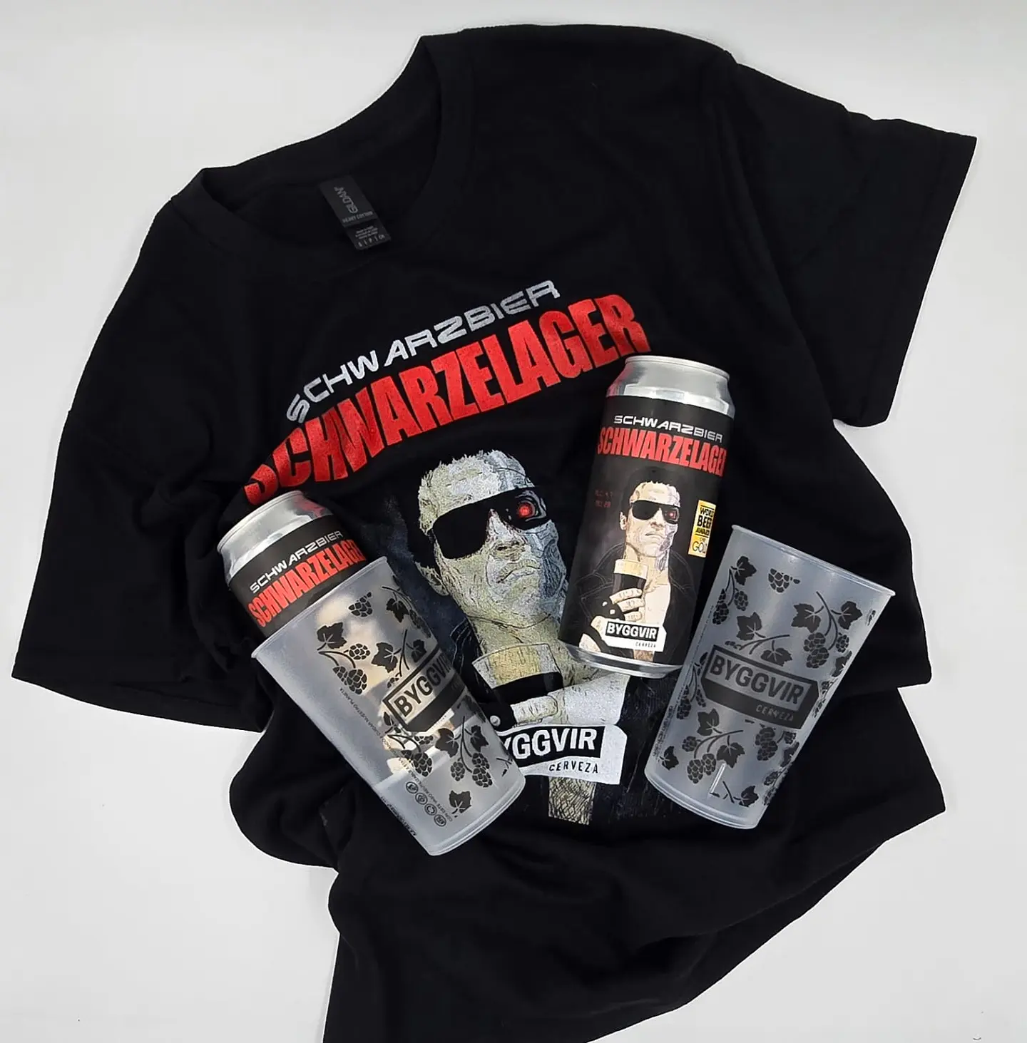 Pack Polera y cervezas Schwarzelager 1