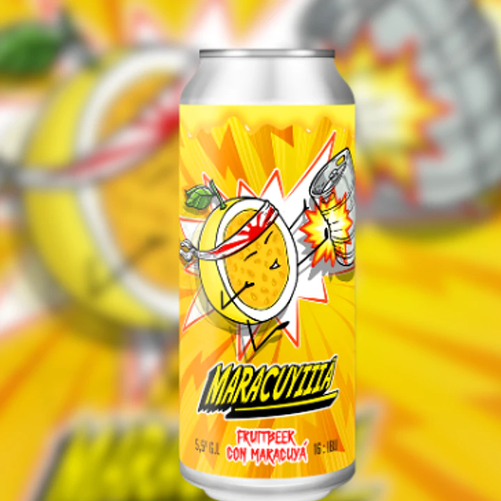 MARACUYIIIÁ - FRUIT BEER FUZZ 1