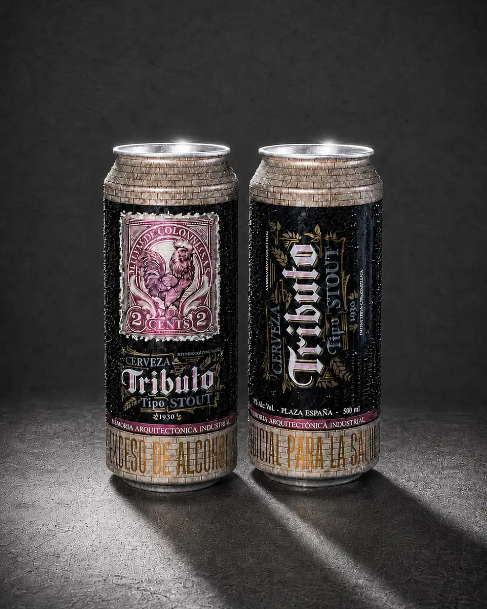 Cerveza STOUT - LATA 500ml 1