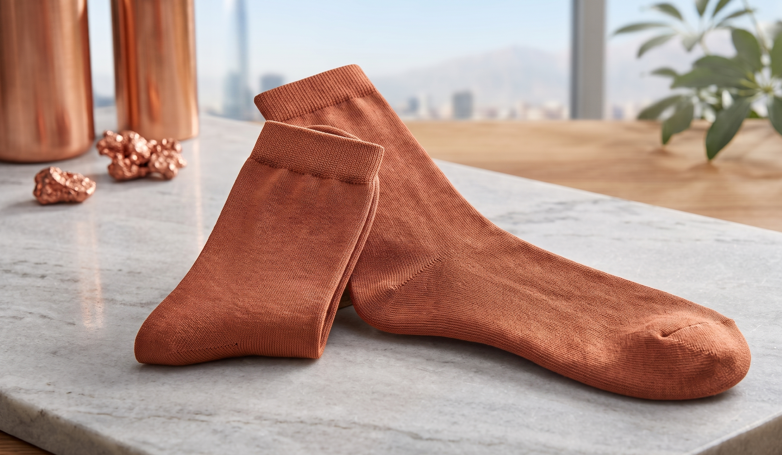 CALCETINES COBRE