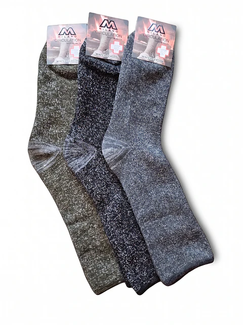 TRIPACK CALCETINES DIABETICOS INVIERNO