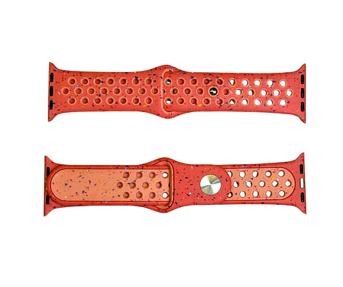 Bracelete Apple Watch Silicone Coral