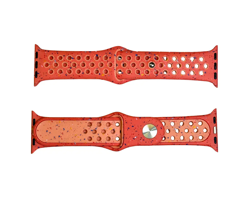Bracelete Apple Watch Silicone Coral 1