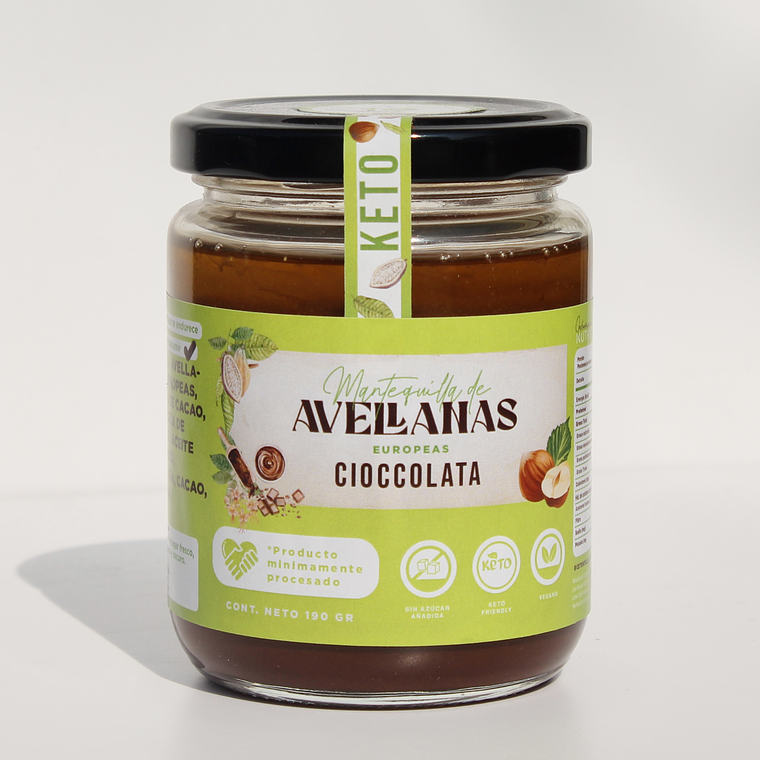 Mantequilla de avellanas europeas - Cioccolata 1
