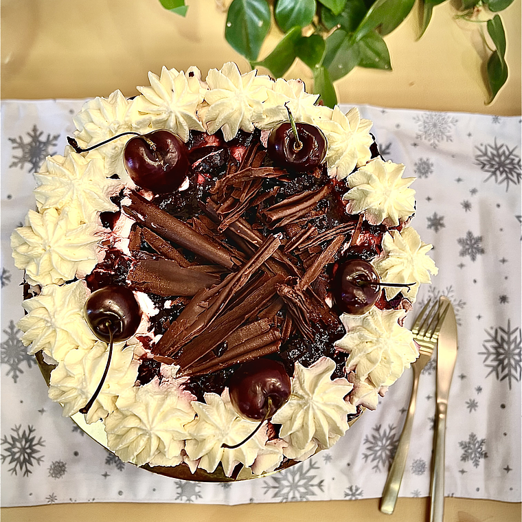 Torta Selva Negra Keto: sin lactosa - sin gluten - sin azúcar 3