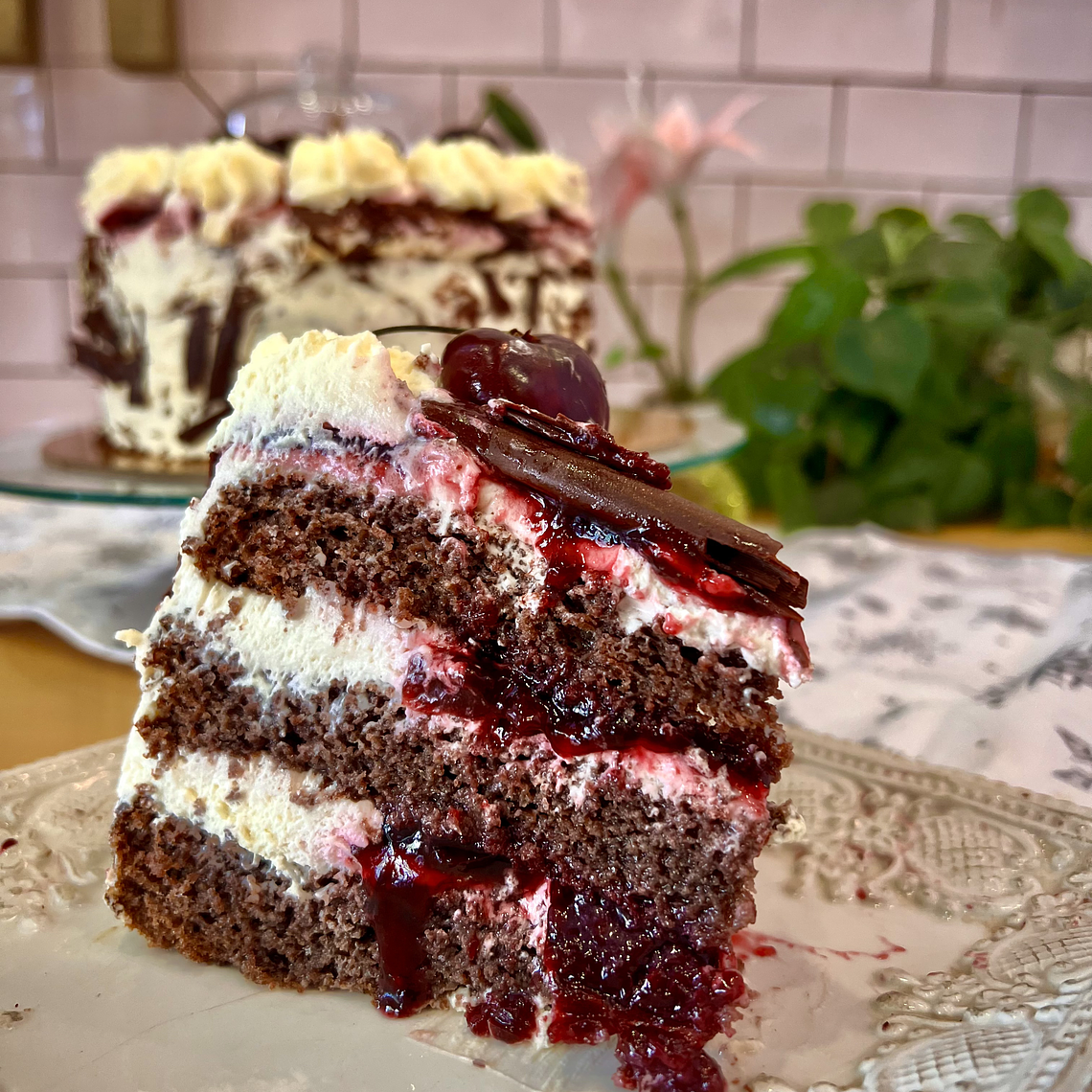 Torta Selva Negra Keto: sin lactosa - sin gluten - sin azúcar 2