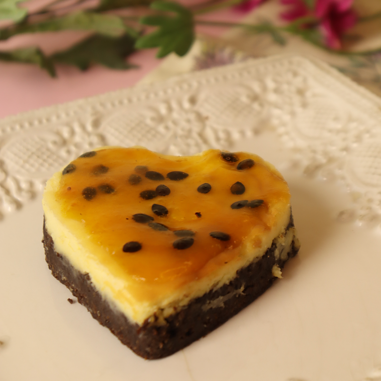 Valentines Cheescake Brownie. Keto, sin gluten. 2