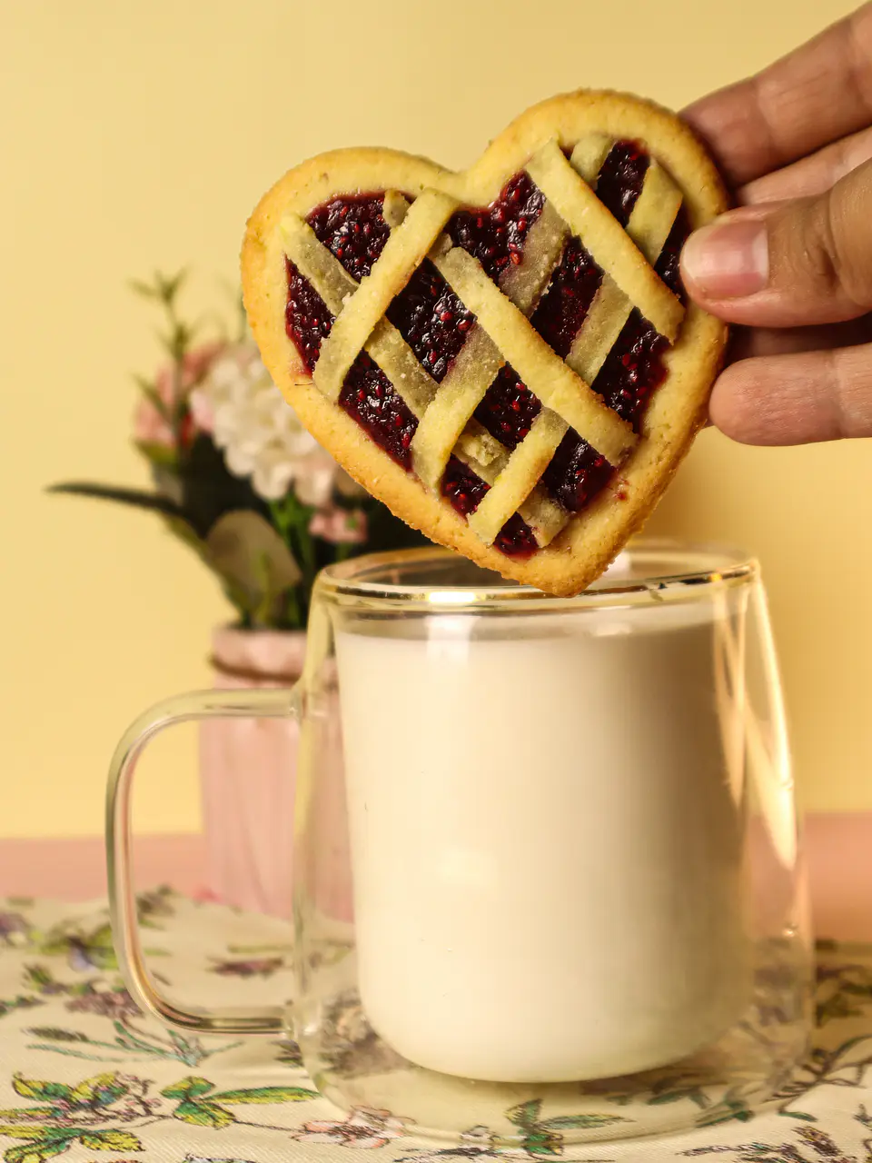 Mini tartaletas San Valentín de frambuesa 1